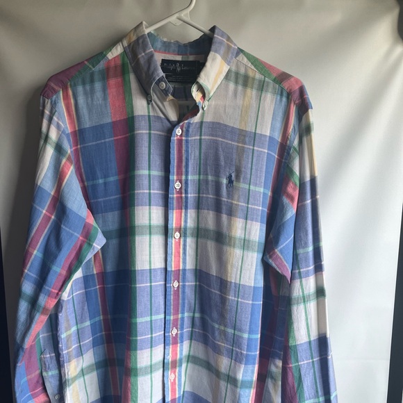 Ralph Lauren Multicolor Plaid Men's Shirt - Picture 1 of 5
